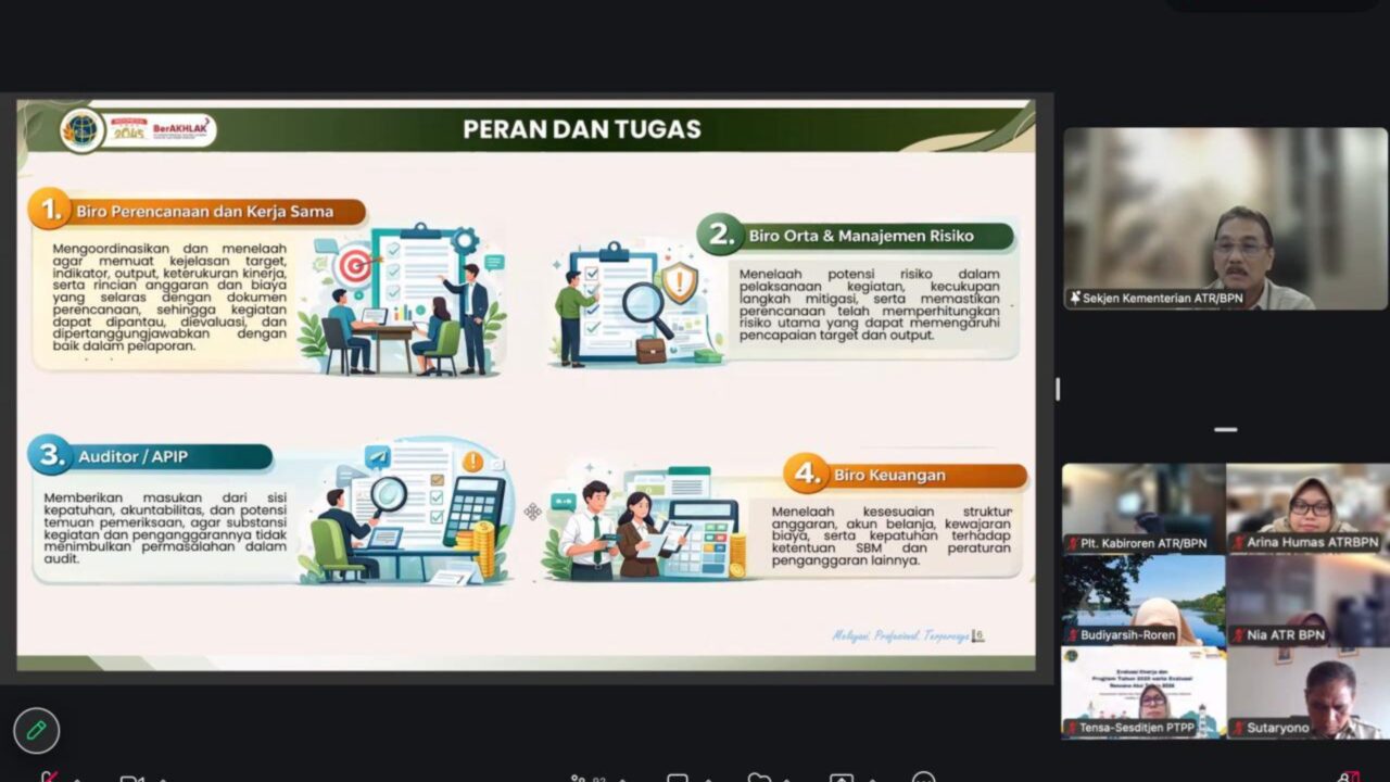 Kementerian ATR/BPN Bahas Dasar Penyusunan Anggaran 2027, Fokuskan Efisiensi dan Kualitas Layanan