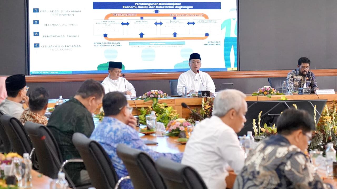Menteri Nusron Imbau Kepala Daerah Se-NTB Percepat Penyusunan RDTR untuk Optimalkan Potensi Daerah