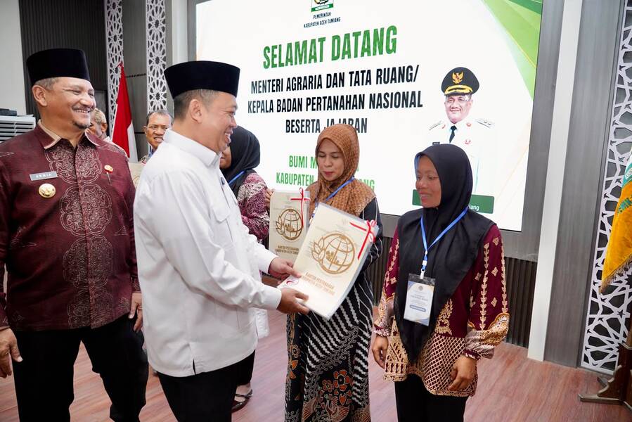2.000 Sertipikat Perlu Dipulihkan Pascabencana di Aceh Tamiang, Menteri Nusron Targetkan Selesai pada Akhir Desember